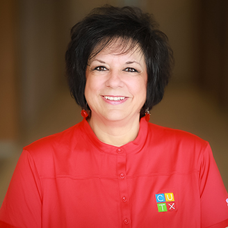 A headshot of a Credit Union of Texas Community Engagement Officer named Tracey Cline.